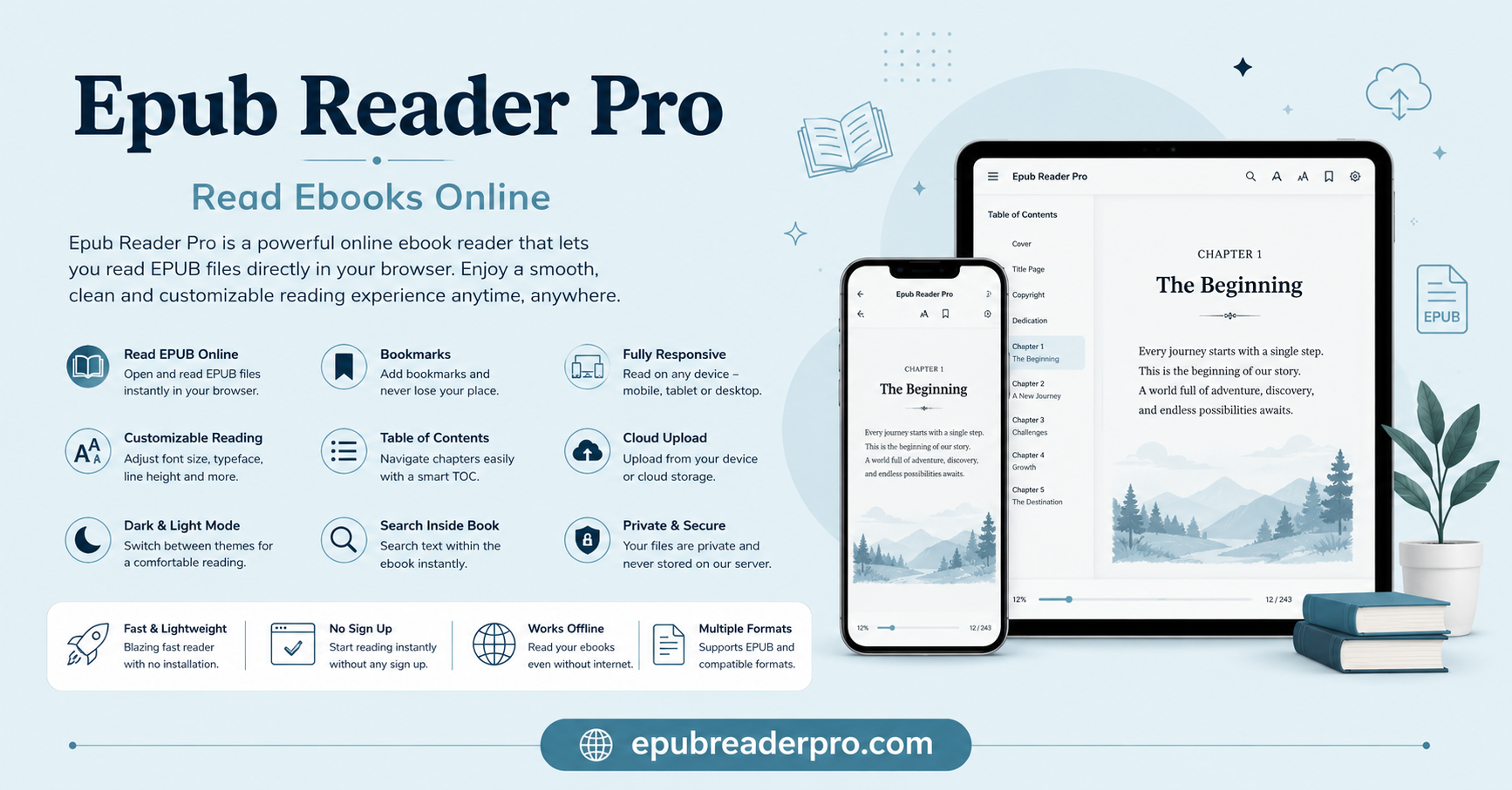 Epub Reader Pro Online